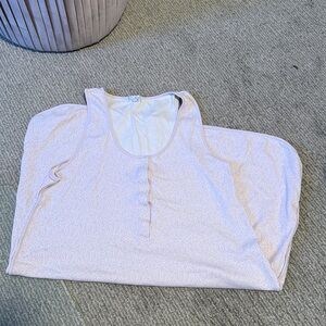 LAKE pajamas nursing dress - Size L - Pima maternity tank gown